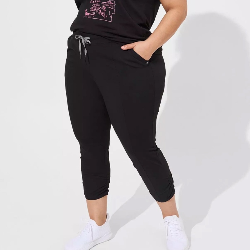 Torrid Black Joggers With Drawstring - image 3